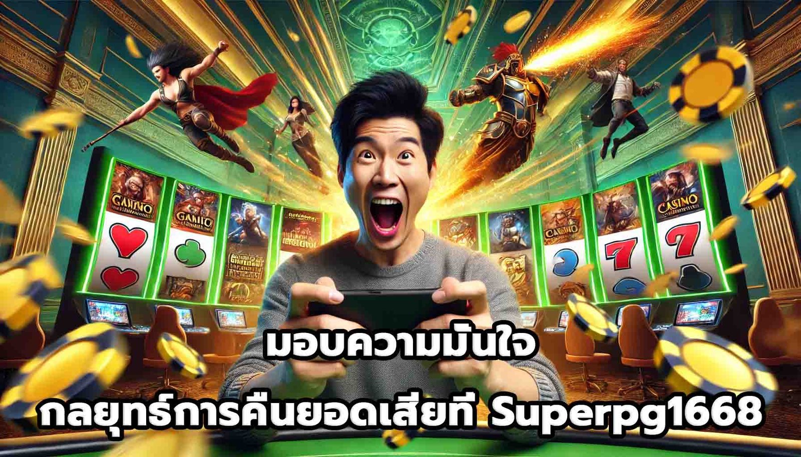 มอบความมั่นใจ กลยุทธ์การคืนยอดเสียที่ Superpg1668-11