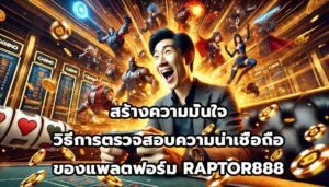 สร้างความมั่นใจ วิธีการตรวจสอบความน่าเชื่อถือของแพลตฟอร์ม RAPTOR888-9